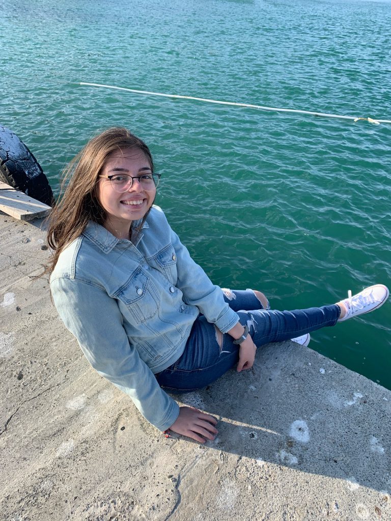Maria at Lake Sevan. 2019.